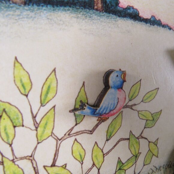 Vintage Mary Engelbreit 3-D stand up sign 10" tall "The Real Voyage..." - Picture 3 of 13